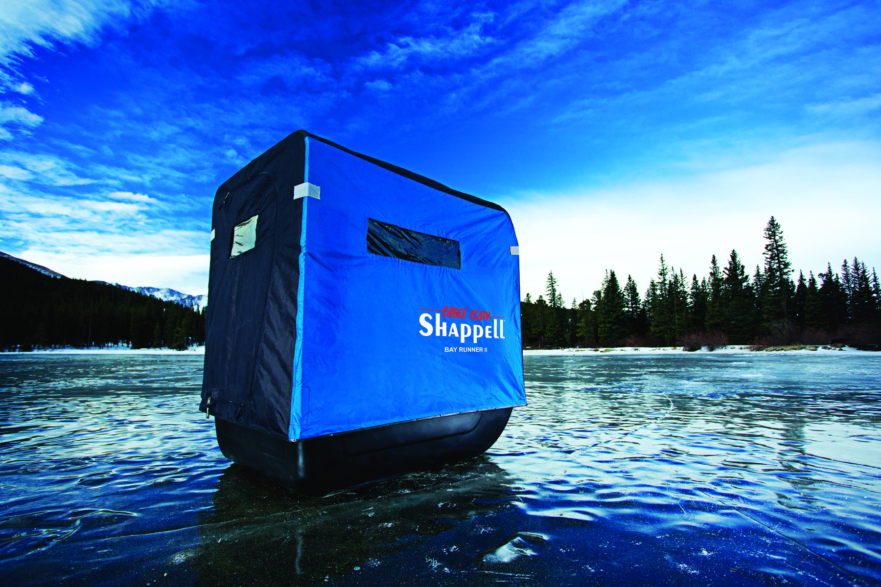 Shappell ice shop fishing shelter